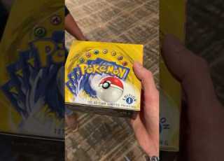 A 1st Edition Base Set Pokémon Box