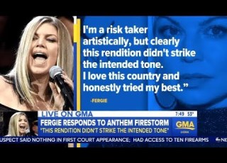 FERGIE Apologizes For Sexy Rendition Of The National Anthem GMA