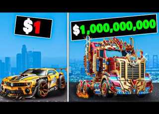 1 To 1 000 000 000 Transformer Car In GTA 5