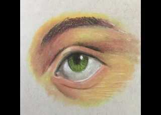  خديجة العبد رسم بالطباشير