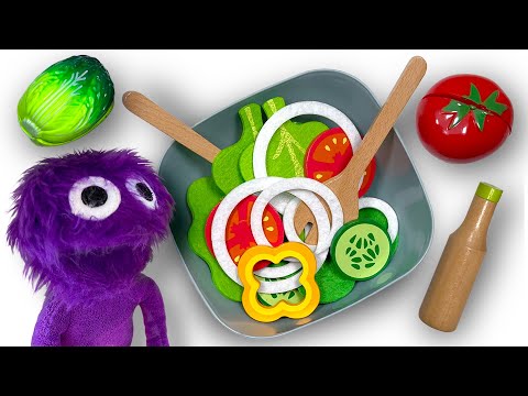 Φρούτα και Λαχανικά Ο Νικόλας τρώει μία σαλάτα 1