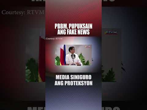 BBM Pupuksain Ang Fake News Media Bibigyang Proteksyon
