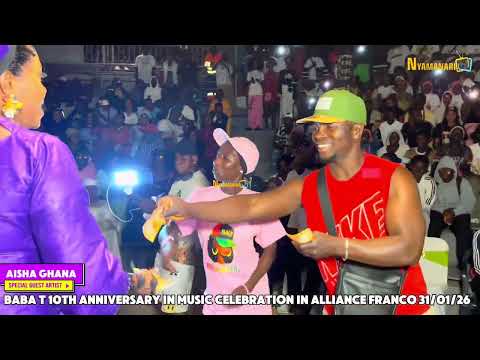 Aisha Ghana Performance Baba T 10th Anniversary In Music Babatdijimaranko Aishaghana 3203