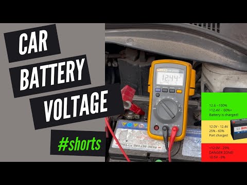 What Voltage Should Car Battery Be