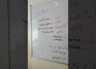  الوحدة الثالثة المعجم والدلالة الصف السادس