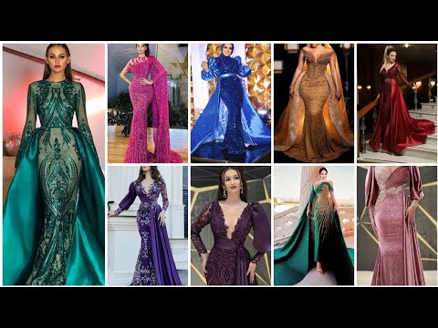 أحدث موديلات فساتين خطوبه وسهرة 2024 مع أجمل ألوان صيحات الموضة 2024 اختارى مايليق بكى 18