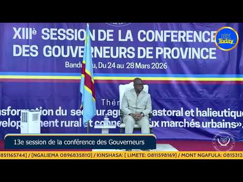 SUITE 13éme SESSION DE LA CONFERENE DE GOUVERNEUR DANS LE BANDUNDU