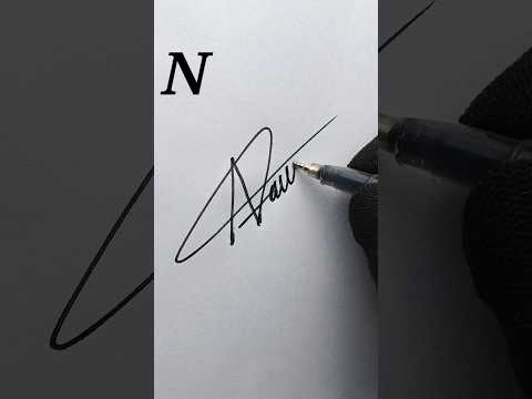 Signature Style For N Letter Howtosign Signaturelearn Design