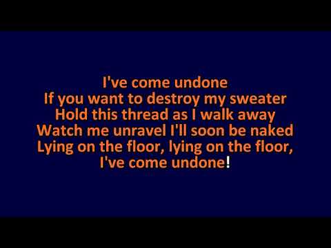 Weezer Undone The Sweater Song Karaoke Instrumental Lyrics ObsKure
