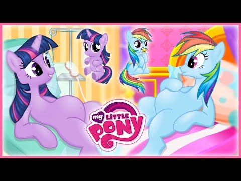 My Little Pony Baby Games Twilight Sparkle And Rainbow Dash Newborn Baby Pony Kidsgames