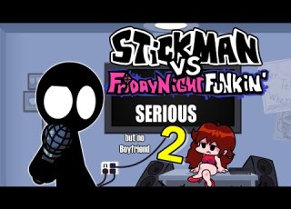 Serious Without Boyfriend S Voice Dual Stickman Vs FnF