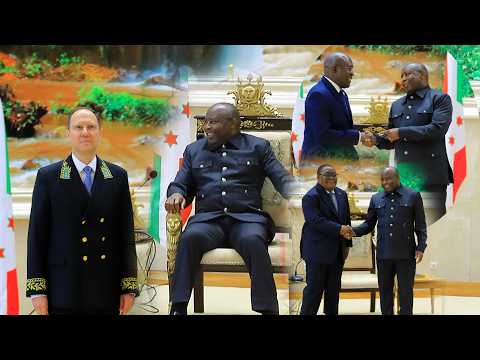 S E Evariste Ndayishimiye Yakiriye Uwuserukira Uburusiya Guinnée Equatorial Hamwe Na Kenya