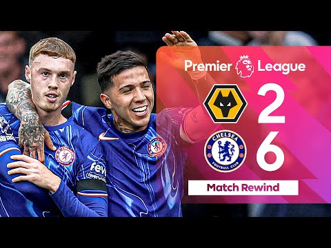 Palmer Stars In An EIGHT Goal Thriller Wolves V Chelsea 2024 25