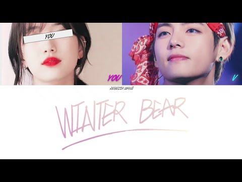 BTS V Winter Bear Bts And You 8th Member Color Coded Lyrics Eng