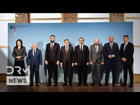 الاجتماع الكامل الرئيس السوري الشرع يعقد محادثات رفيعة المستوى مع مسؤولين ألمان في برلين AC1B