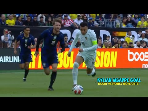 هدف كيليان مبابي في مباراة اليوم ضد البرازيل ملخص مباراة فرنسا والبرازيل 1 0 هدف مبابي
