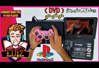 طريقة ربط سوني بلاي ستيشن تو PS2 على جهاز دي في دي DVD Connect Sony PS2 To DVD Player