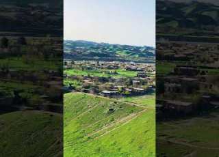 دهکده یی زیبای چاکران مشهور به ده سبز مربوط مرکز ولایت بادغیس در روز های قشنگ بهار ۱۴۰۵