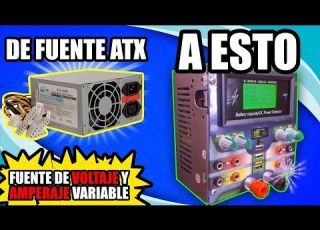 Convierte Tu Vieja FUENTE ATX En Una BESTIA Voltaje Amperaje Tester USB