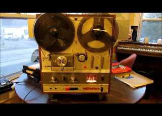  Akai X1800 SD Reel To Reel Record And Playback Demonstration