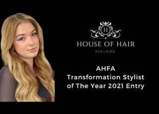 AHFA Transformation Stylist Of The Year 2021 Entry