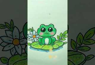 How To Draw A Cute Frog Drawing Pencildrawing Beginners Shortvideo Shortsfeed Shorts
