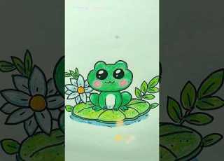  How To Draw A Cute Frog Drawing Pencildrawing Beginners Shortvideo Shortsfeed Shorts