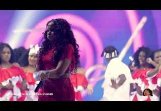 Zuchu Perfoming Amanda On MIss Grand 2025