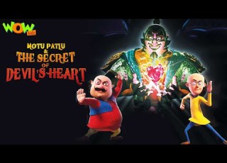 The Secret Of Devil S Heart New Hindi Cartoon Movies Motu Patlu Movie Wow Kidz Spot