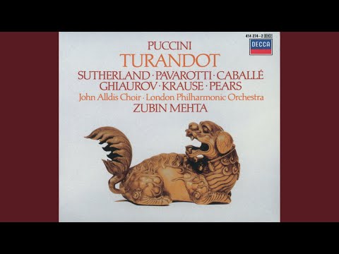 Puccini Turandot Act III Nessun Dorma Tu Che Guardi Le Stelle