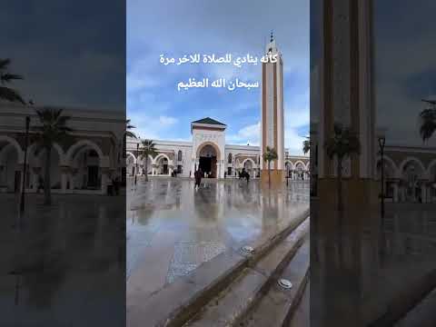 وكأنه النداء الأخير للصلاة حي على الصلاة