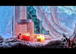 A Peaceful Winter Evening Vlog Cozy Heart Warming Food Silent ASMR شتاء اليوتيوبرز