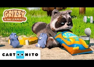 Spider Causes Chaos Grizzy And The Lemmings Cartoonito
