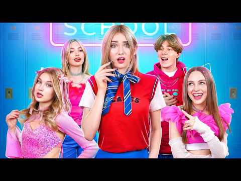 فتاة جديدة في مدرسة داخلية فاخرة أنواع الفتيات في تيم تين على يوتيوب