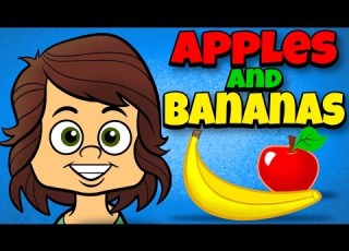 Apples And Bananas With Lyrics Vowel Songs Kids Songs By The Learning Station