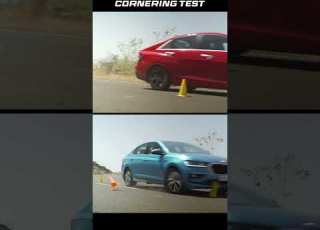 Skoda Slavia Vs Hyundai Verna CorneringTest