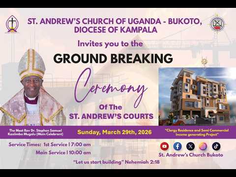 29th March 2026 07 30am English Service St Andrews Church Bukoto