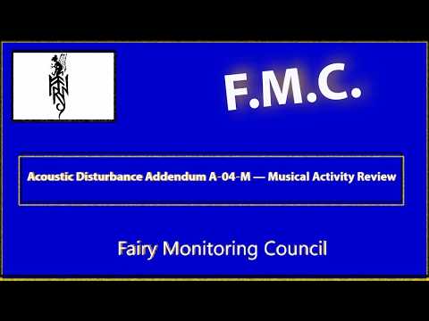 FMC Acoustic Disturbance Addendum A 04 M Musical Activity Review