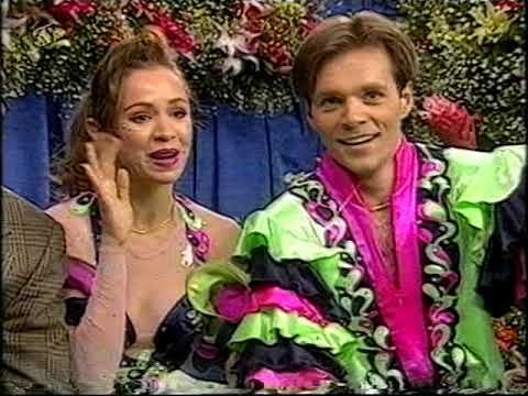 Oksana Grishuk Evgeni Platov RUS 1996 World Figure Skating Championships Free Dance