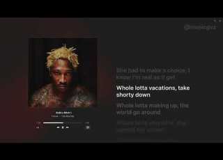  BUILD A BITCH FUTURE LYRICS