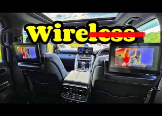 Wired Headphones Toyota Land Cruiser LC300 Head Unit Rear Entertainment