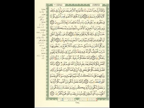 الورد اليومى سورة النحل من الاية 65 الى الاية 72 بصوت القارئ الشيخ ماهر المعيقلى ماهر المعيقلي