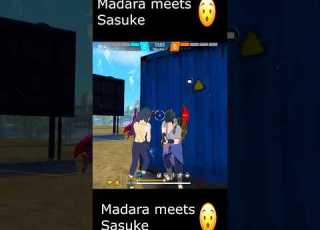 Madara Meets Sasuke Free Fire X Naruto
