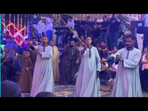 رقص أولاد أبو شنب مع الفنان انور عبد العزيز علي الربابه في الصعيد محافظه أسيوط