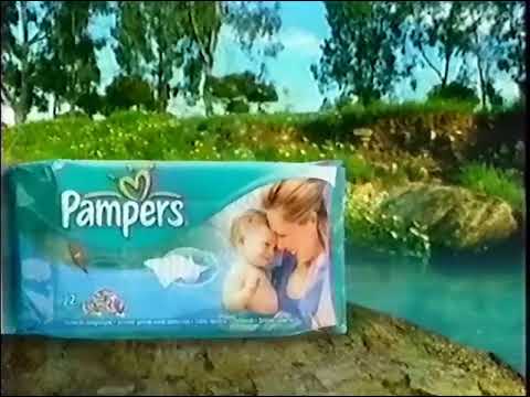 Реклама Pampers Naturals Салфетки с экстрактами трав 2006