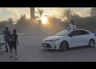  شووف عرب مصر بيعملو ايه في السيارات يوم الزفاف زفة عرباوي