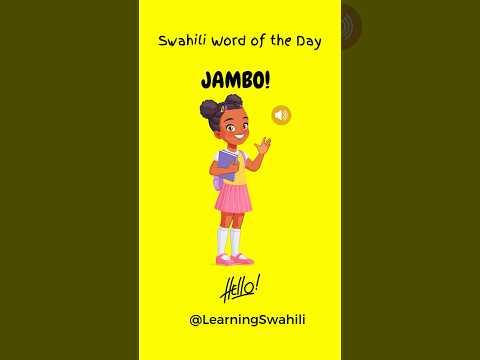 Hello Or Hi In Swahili