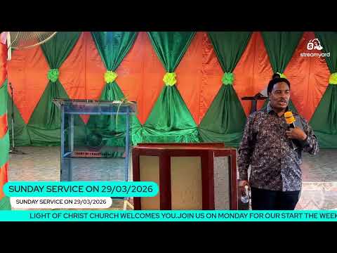 SUNDAY SERVICE ON 29 03 2026