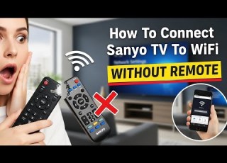  How To Connect Sanyo TV To WiFi Without Remote This Hidden Button Saves You