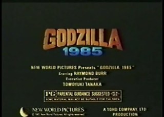 Godzilla 1985 U S TV Spots